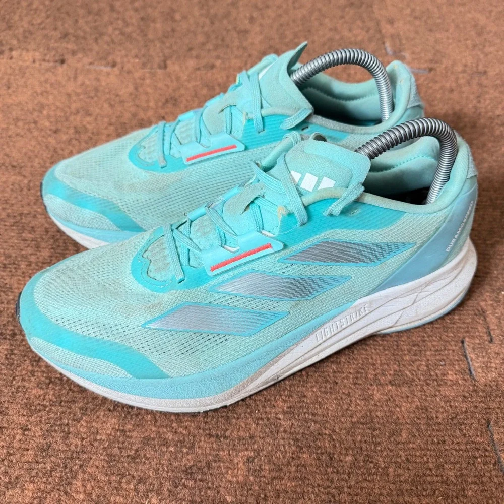 Adidas Duramo Speed Womens Running Shoes Mint Green Teal IF7257 Size 9.5 C- shoe